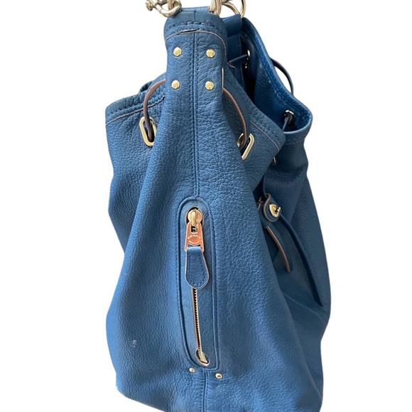 Genuine Coach ‘rare’ blue bucket bag - Picture 2 of 12